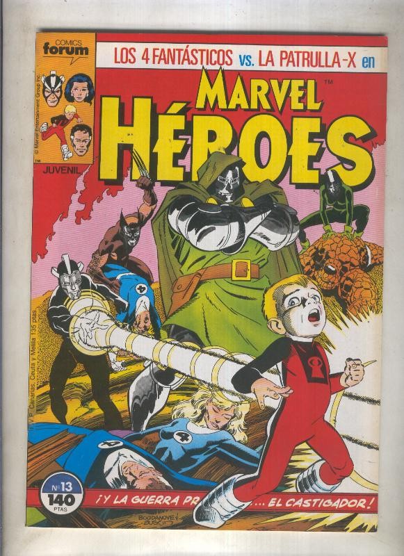 Marvel Heroes numero 13: Los 4 Fantasticos vs La Patrulla X   