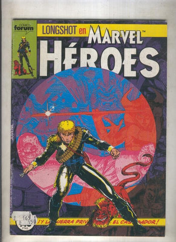 Marvel Heroes numero 15: Longshot  (numerado 3 en trasera)
