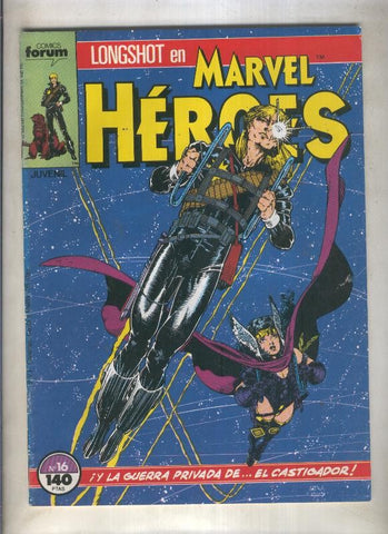 Marvel Heroes numero 16: Longshot  (numerado 1 en trasera)