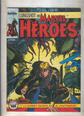 Marvel Heroes numero 17: Longshot  (numerado 1 en trasera)