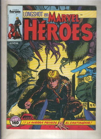 Marvel Heroes numero 17: Longshot  (numerado 3 en trasera)