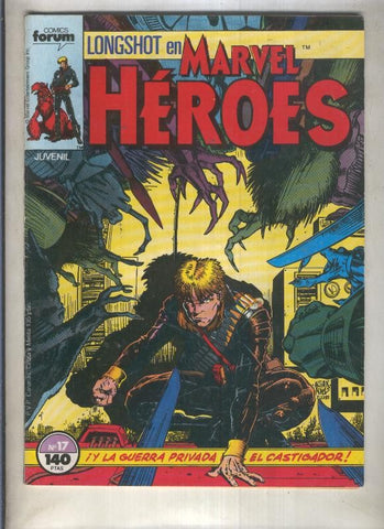 Marvel Heroes numero 17: Longshot  (numerado 4 en trasera)