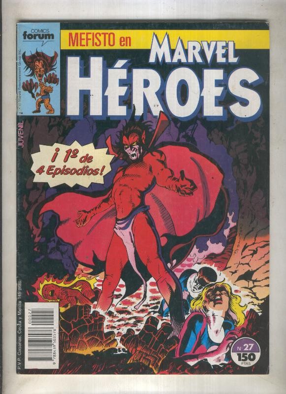 Marvel Heroes numero 27: Mefisto (numerado 2 en trasera)