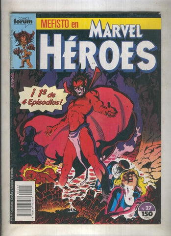Marvel Heroes numero 27: Mefisto (numerado 2 en trasera)