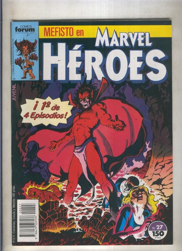 Marvel Heroes numero 27: Mefisto (numerado 3 en trasera)