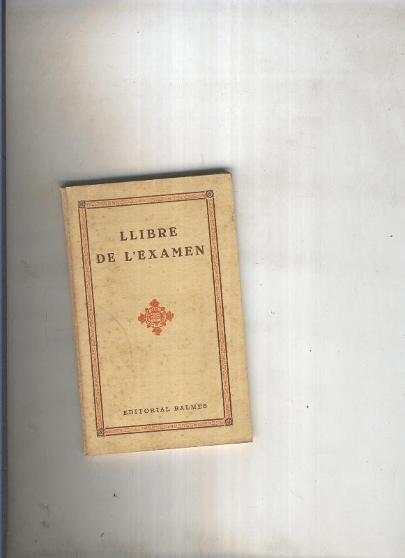 Llibre de l examen