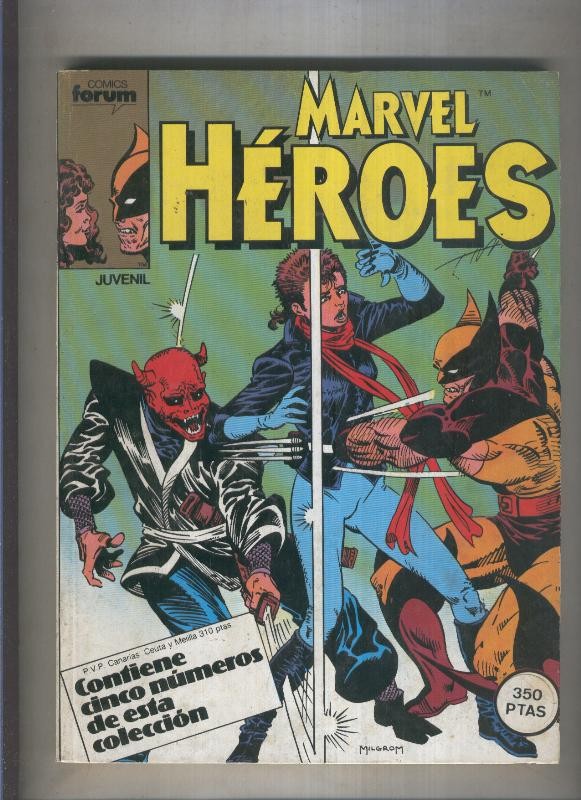 Marvel Heroes retapado numero 06 al 10