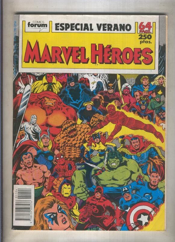 Marvel Heroes especial verano 1989 (numerado 2 en trasera)
