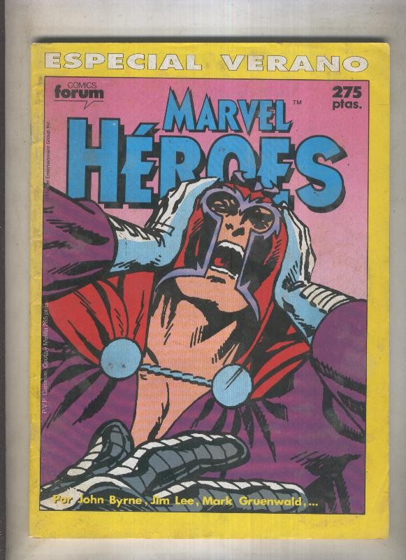 Marvel Heroes especial verano 1990 (numerado 4 en trasera)