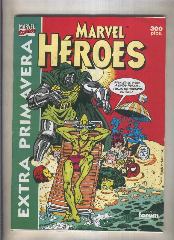 Marvel Heroes especial primavera 1991 (numerado 1 en trasera)