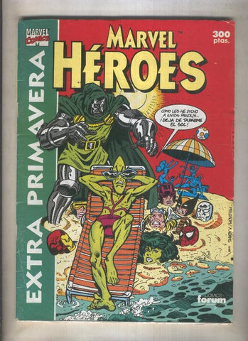 Marvel Heroes especial primavera 1991 (numerado 2 en trasera)