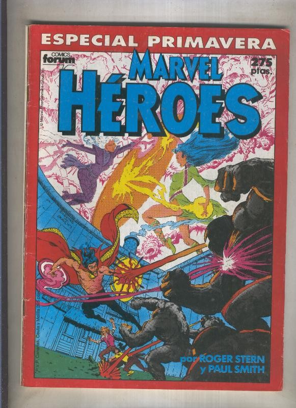 Marvel Heroes especial primavera 1990 (numerado 4 en trasera)