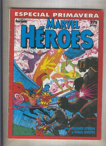 Marvel Heroes especial primavera 1990 (numerado 4 en trasera)