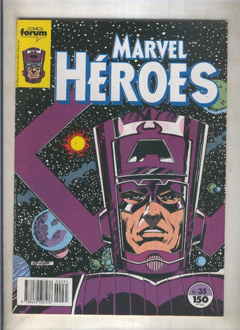 Marvel Heroes numero 35: Galactus (numerado 1 en trasera)