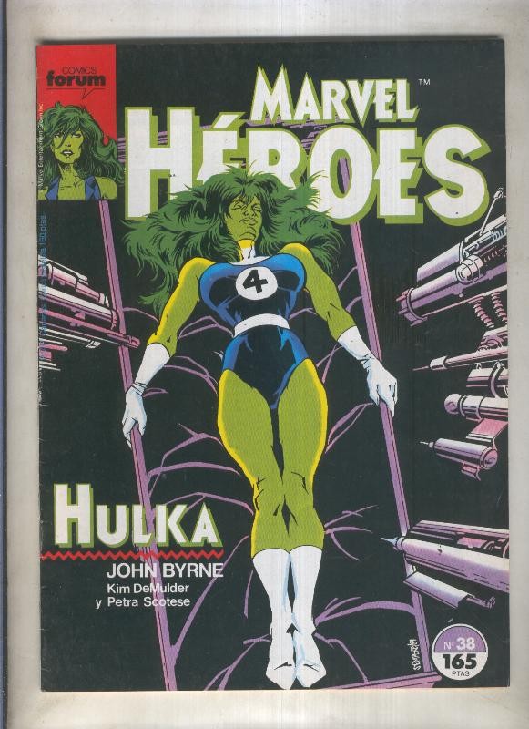 Marvel Heroes numero 38: Hulka (numerado 3 en trasera)