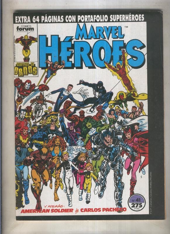 Marvel Heroes numero 41: Control de Daños (numerado 1 en trasera)