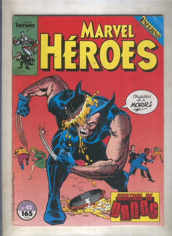 Marvel Heroes numero 42: Control de Daños (numerado 1 en trasera)