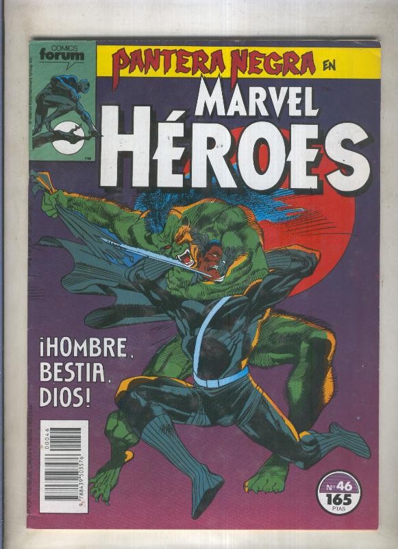 Marvel Heroes numero 46: Pantera Negra (numerado 1 en trasera)