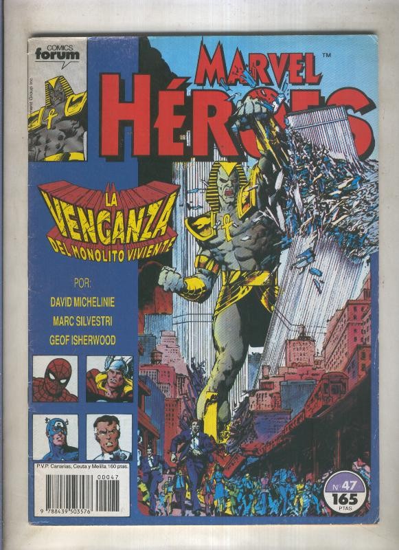 Marvel Heroes numero 47: Monolito viviente (numerado 1 en trasera)