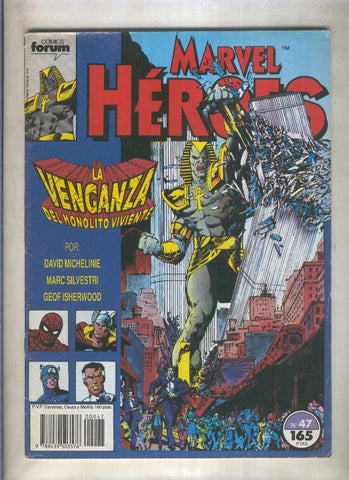 Marvel Heroes numero 47: Monolito viviente (numerado 1 en trasera)
