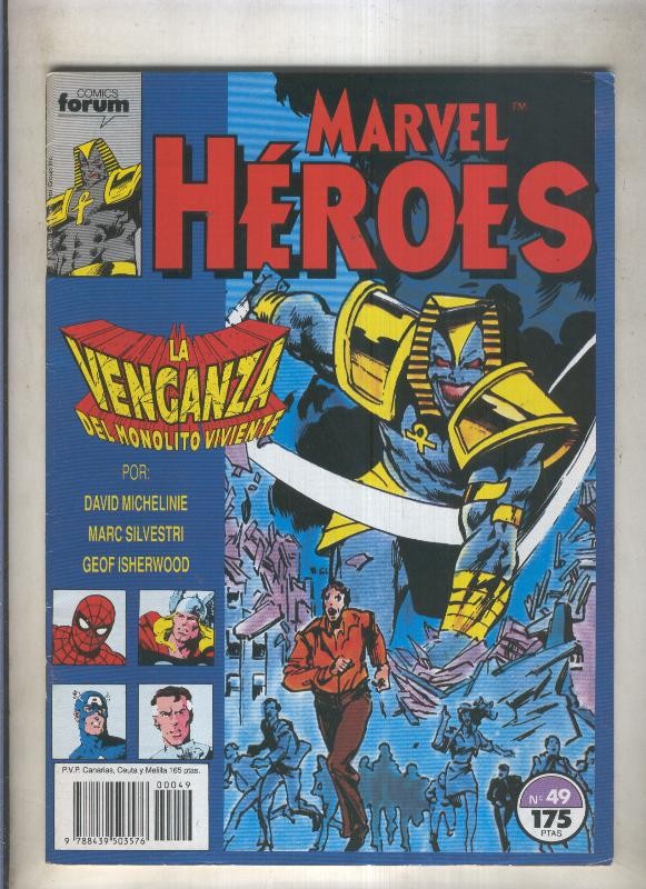 Marvel Heroes numero 49: Monolito viviente (numerado 2 en trasera)