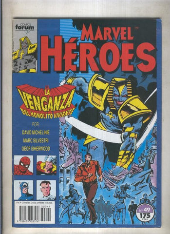 Marvel Heroes numero 49: Monolito viviente (numerado 2 en trasera)