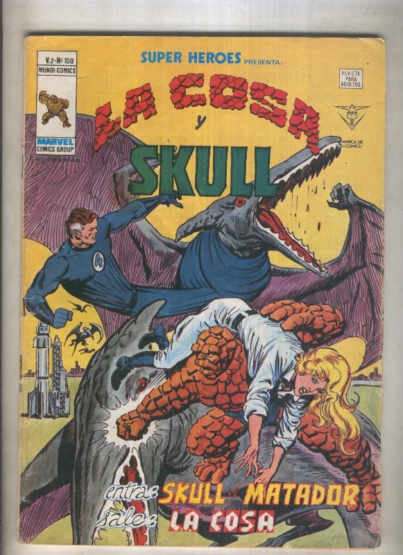 Super Heroes volumen 2 numero 100: La Cosa y Skull