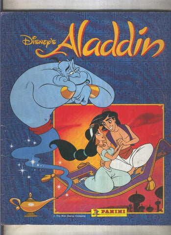 Album de Cromos: Aladdin (numerado 2 en interior cubierta)