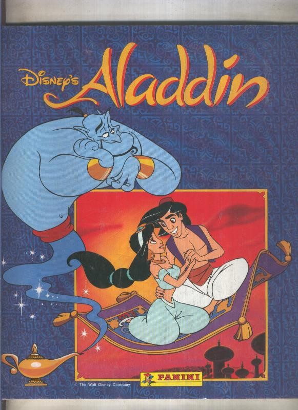 Album de Cromos: Aladdin (numerado 3 en interior cubierta)