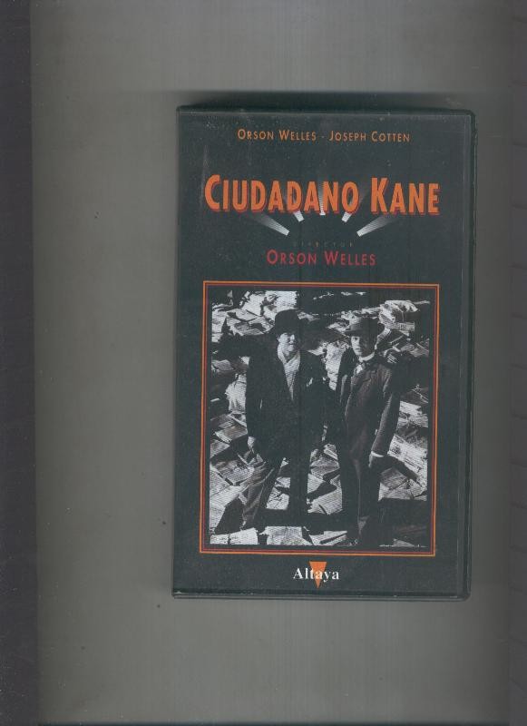 Video VHS: Ciudadano Kane con Orson Welles y Joseph Cotten