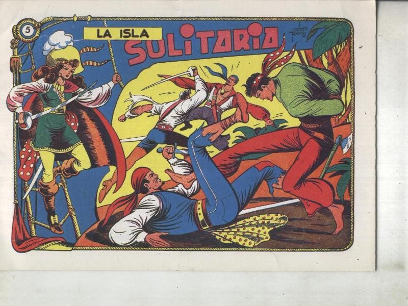 La capitana facsimil numero 05: La isla solitaria