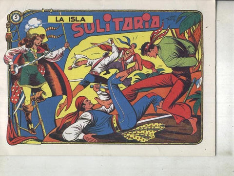 La capitana facsimil numero 05: La isla solitaria