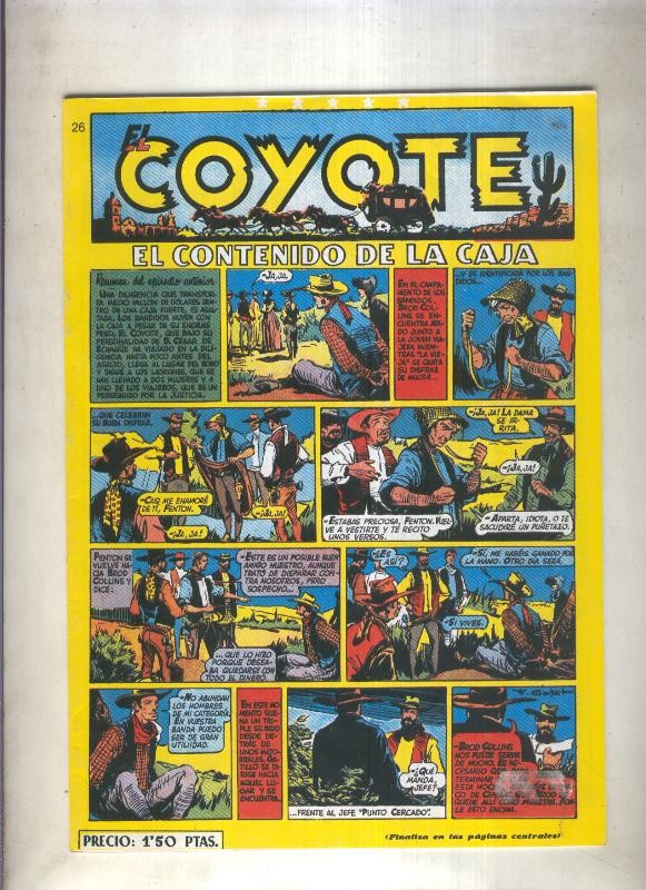 El Coyote facsimil numero 026: El contenido de la caja