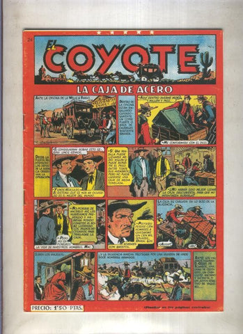 El Coyote facsimil numero 024: La caja de acero (numerado 3 en trasera)