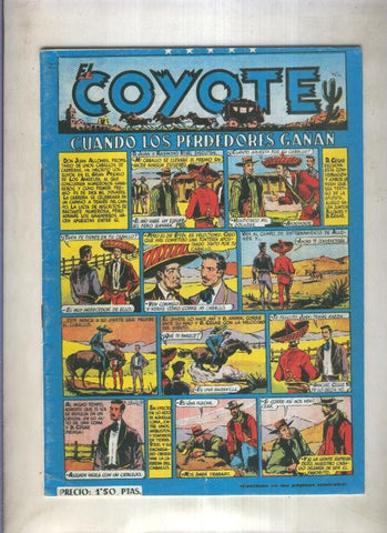 El Coyote facsimil numero 023: Cuando los perdedores ganan (numerado 2 en trasera)