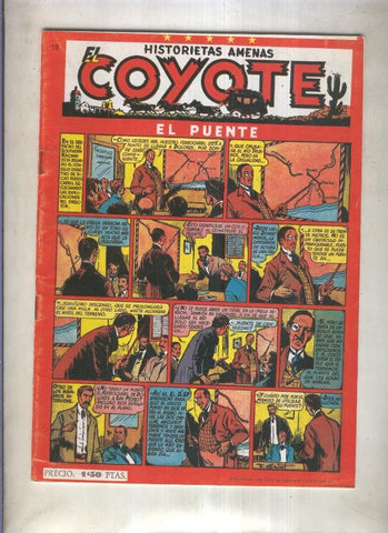 El Coyote facsimil numero 018: El puente (numerado 2 en trasera)