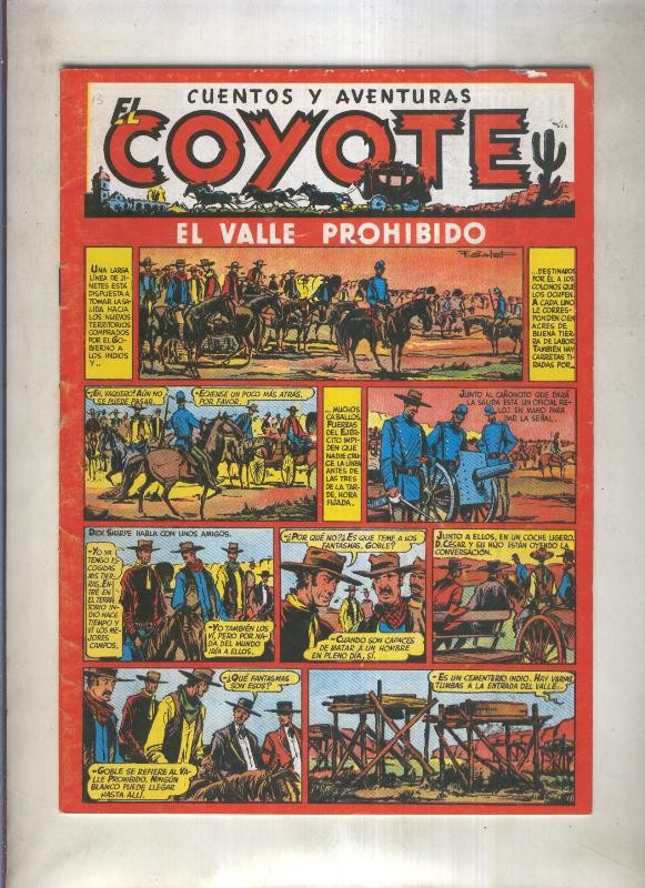 El Coyote facsimil numero 013: El valle prohibido (numerado 3 en trasera)