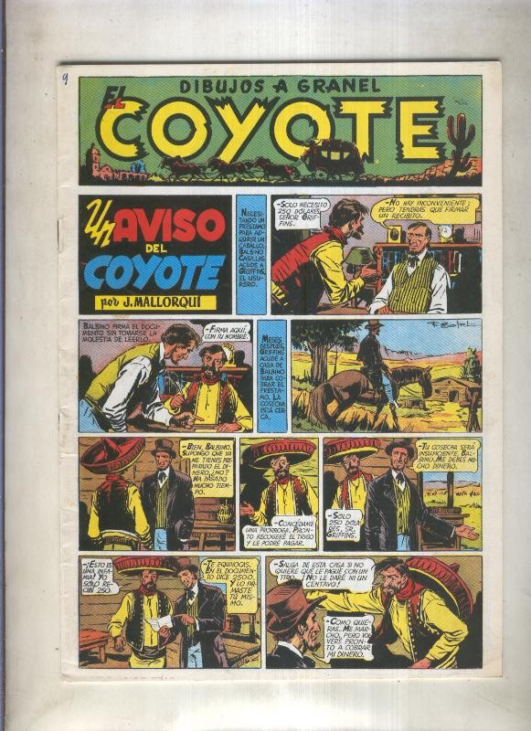 El Coyote facsimil numero 009: Un aviso del coyote