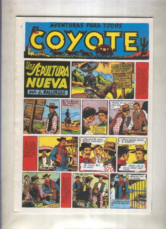 El Coyote facsimil numero 007: Una sepultuva nueva (numerado 2 en trasera)