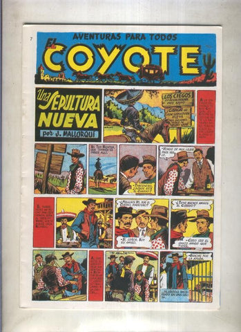 El Coyote facsimil numero 007: Una sepultuva nueva (numerado 2 en trasera)