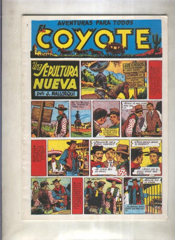 El Coyote facsimil numero 007: Una sepultuva nueva (numerado 1 en trasera)