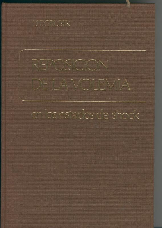 Reposicion de la Volemia en los estados de shock