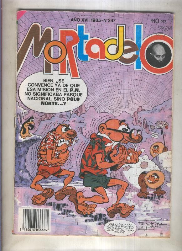 Super Mortadelo numero 247 (numerado 3 en trasera)