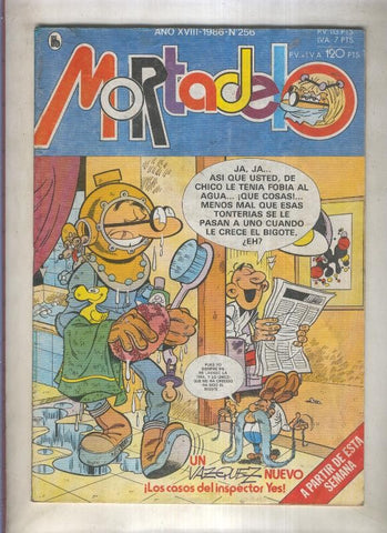 Super Mortadelo numero 256 (numerado 1 en trasera)