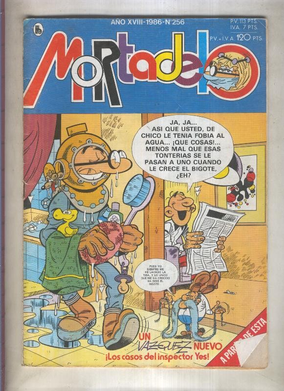 Super Mortadelo numero 256 (numerado 3 en trasera)