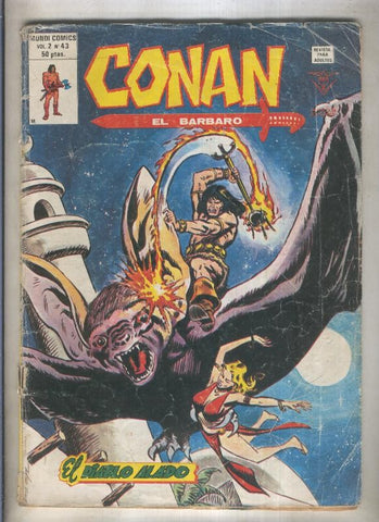 Conan el Barbaro volumen 2 numero 43 (numerado 1 en trasera)