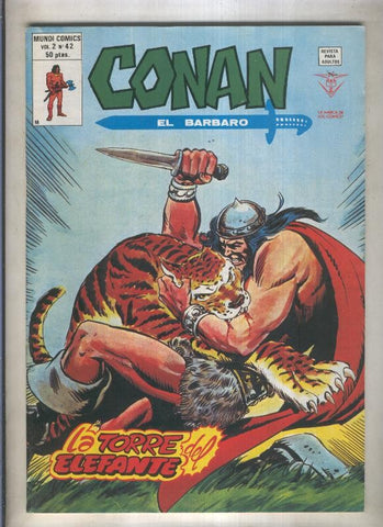 Conan el Barbaro volumen 2 numero 42 (numerado 2 en trasera)