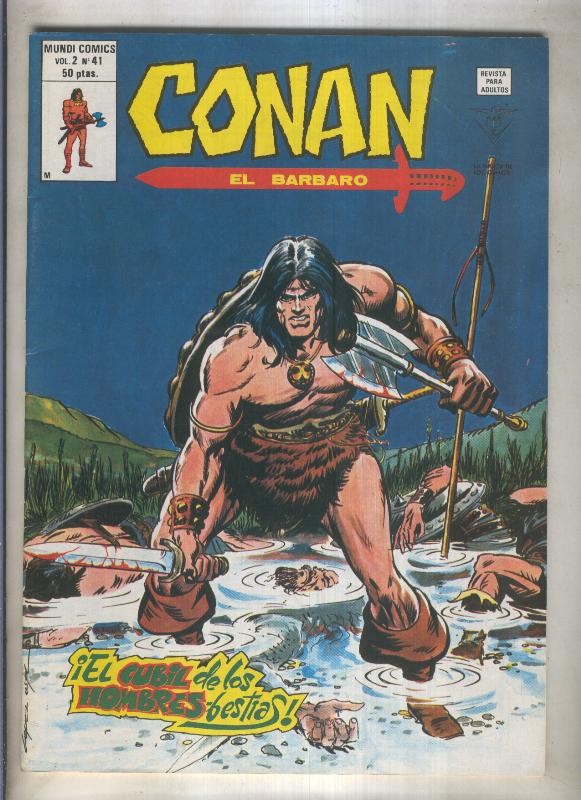 Conan el Barbaro volumen 2 numero 41 (numerado 1 en trasera)