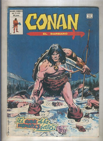 Conan el Barbaro volumen 2 numero 41 (numerado 2 en trasera)