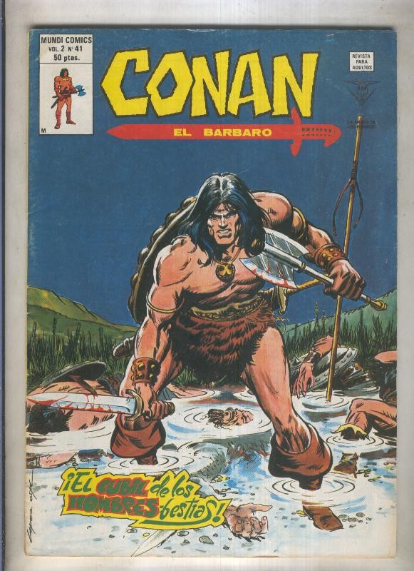 Conan el Barbaro volumen 2 numero 41 (numerado 7 en trasera)